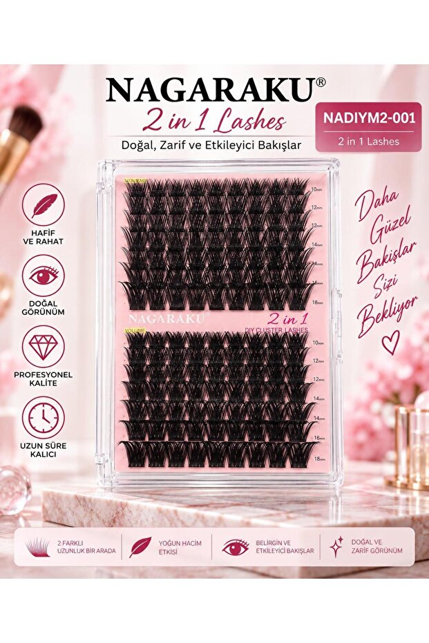 Nagaraku False Eyelashes Types 53 Models with Variants
