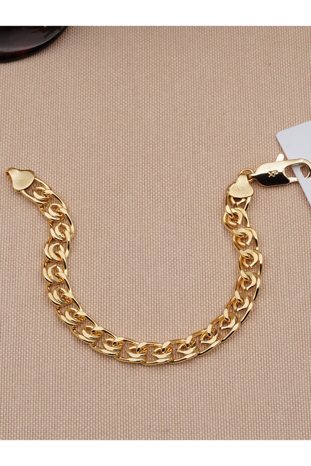 Vip Ring Chain Model Xuping Steel Bracelet, Non-Tarnishing Steel Bracelet 19 cm
