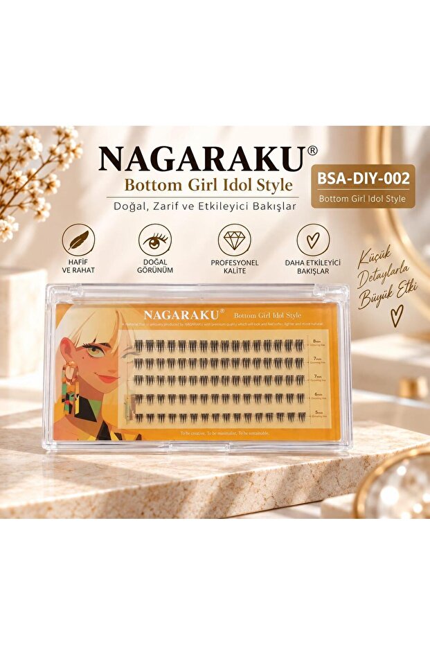 Nagaraku False Eyelashes Types 53 Models with Variants