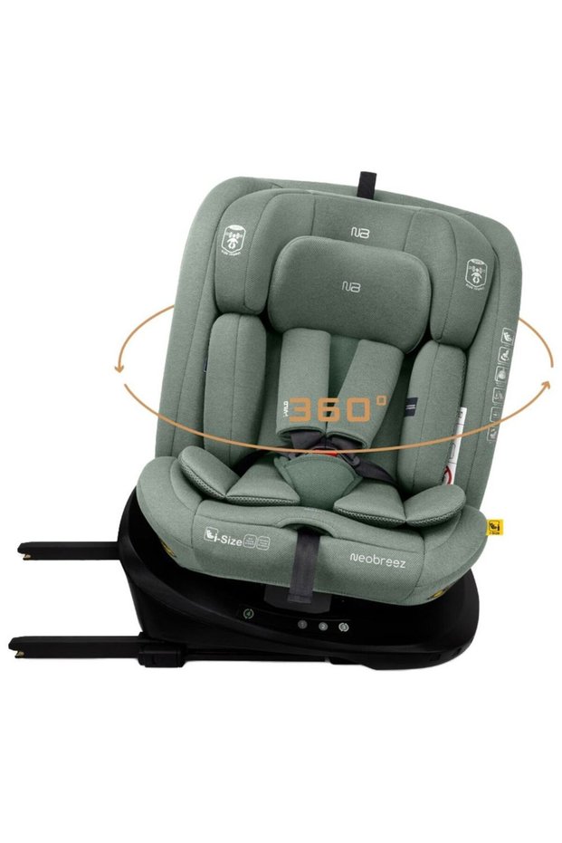 - Vilo 360-Degree Isofix i-Size Car Seat - All-In-1 - 0-12Yrs - Green