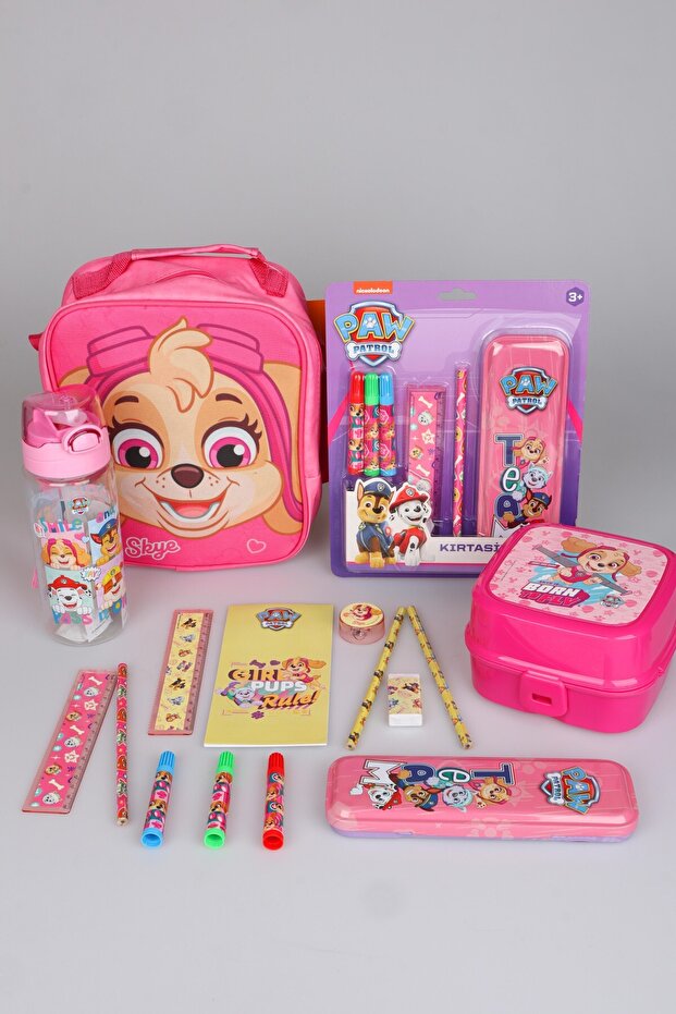 X Dekomus Licensed Lunch Box, Lunch Container, Water Bottle and Stationery Set