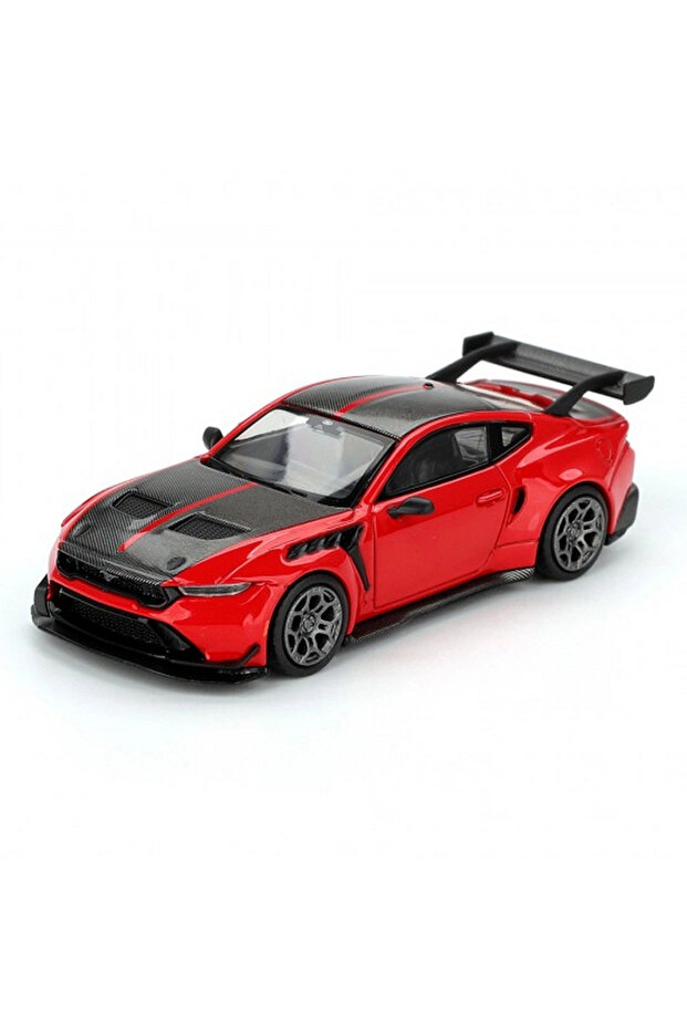 Mini Gt Ford Mustang Gtd Race Red 1/64 Diecast Collectible Model Car 7.5 cm