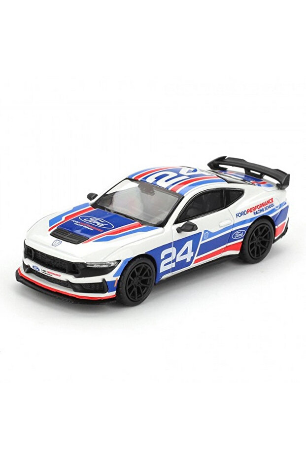 Mini gt 1/64 ford mustang dark horse #24 ford racing school