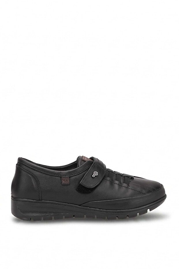 26Ksrr7679 Women's Genuine Leather Casual Shoes Black