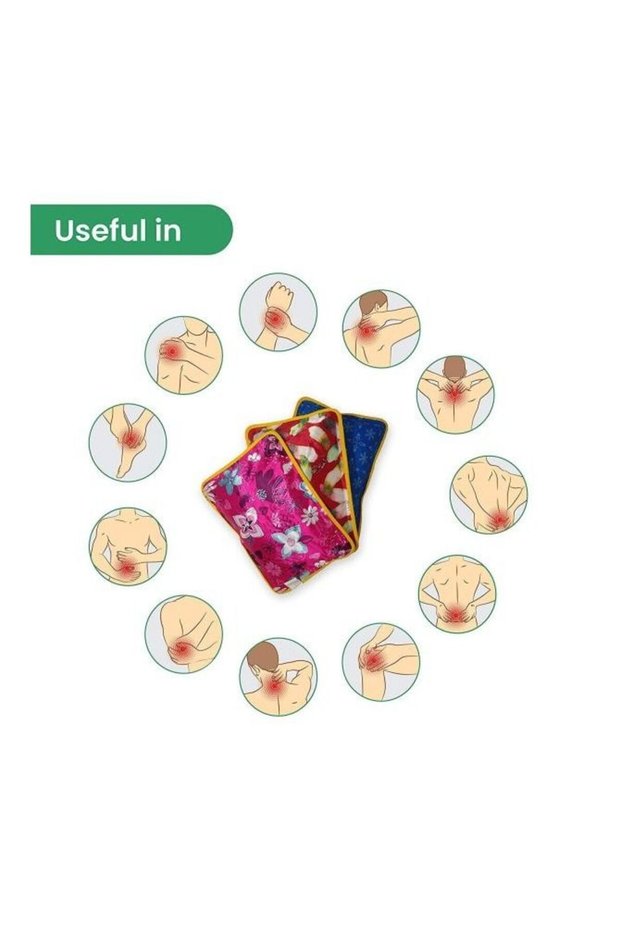 Electric Hot Water Heating Gel Pad Pouch Bag for Pain Relief – Reusable Warm Compress for Back, Neck & Muscle Therapy – Random Color & Design