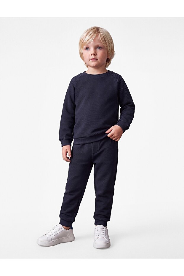 Baby Boy Tracksuit Set 7Wmb10001Tk Dark Blue