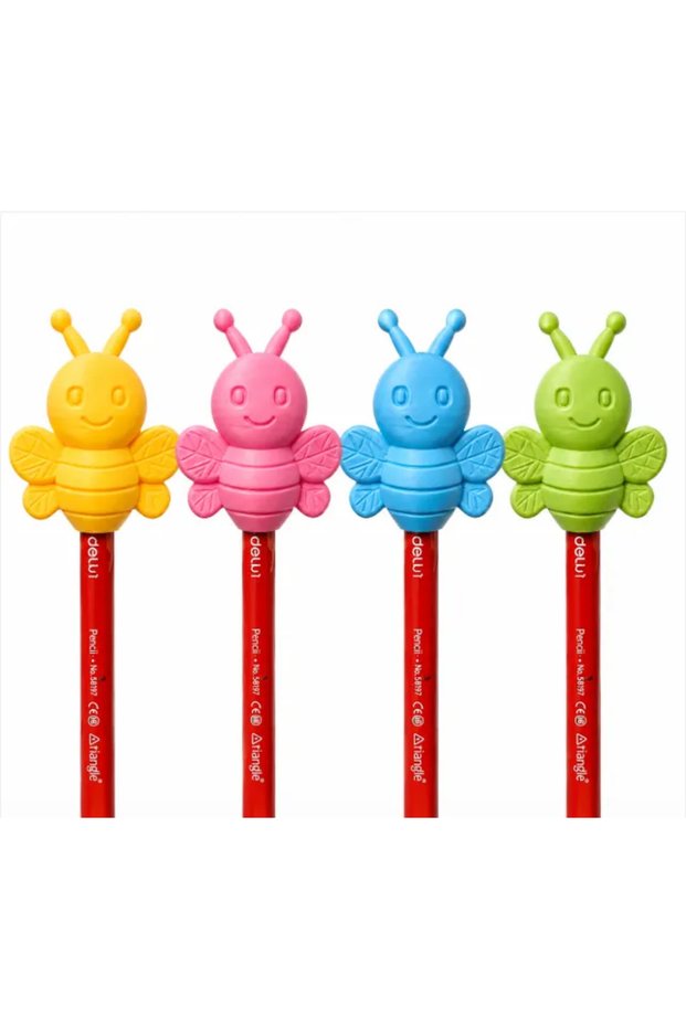 3D Printed Bee Figured Pen Ornament - Set of 6 Pen Toppers
