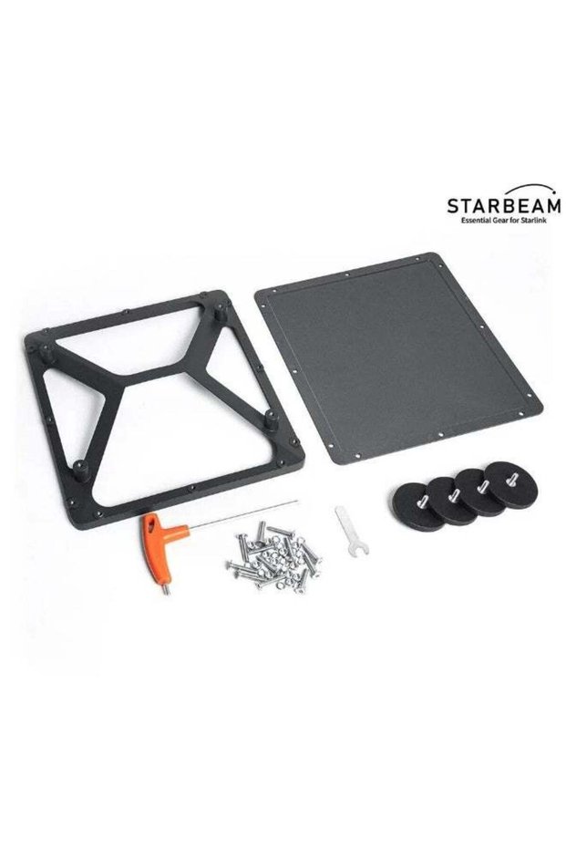 Magnetic Roof Mount Kit for Starlink Mini, Aluminum Frame, 4 Heavy-Duty Magnetic Bases