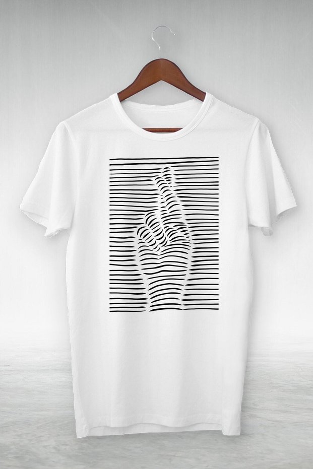 Unisex Stylish Comfortable Oversize Cotton Crew Neck T-Shirt with Special Design Code 36696