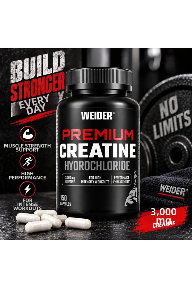 Creatine Hcl - 150 Capsules - Creatine Supplement