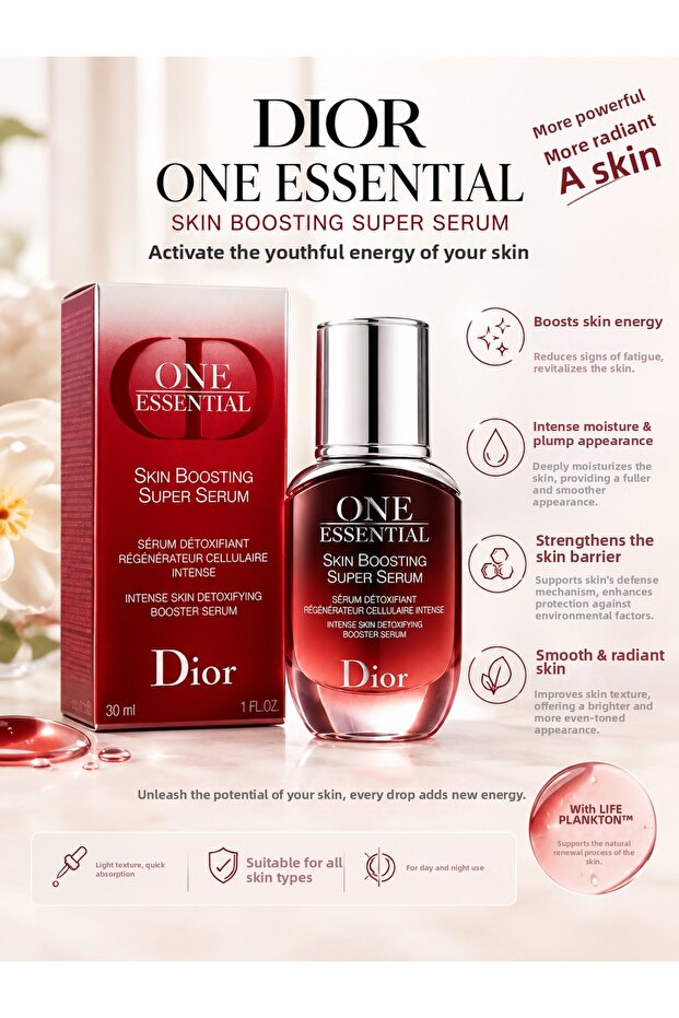 One Essential Skin Boosting 30 ml – Skin Barrier Supporting, Intensive Moisturizing and Regenerating Serum