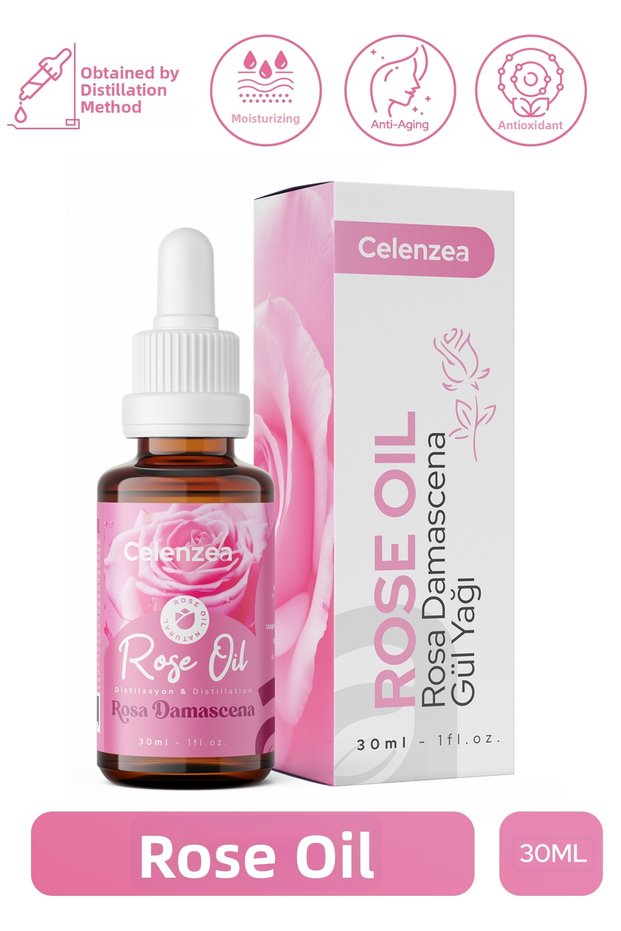 Rose Oil Anti-Aging & Moisturizing Care 100% Natural Skin Care Rose Oil 30ml