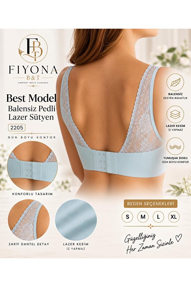 Best Model Padded Laser Cut Bra