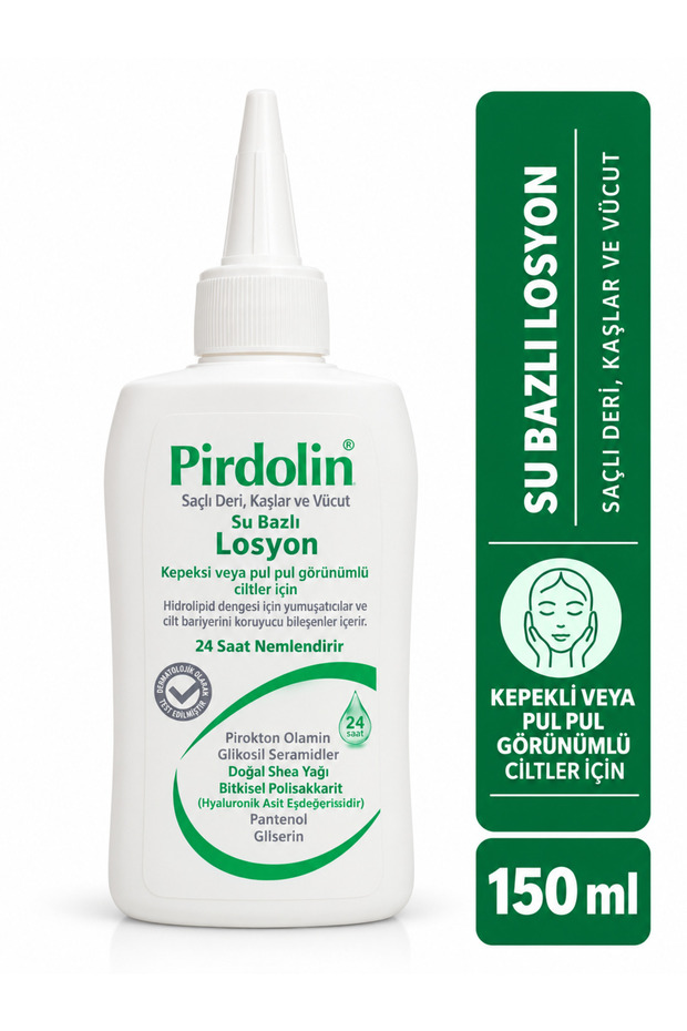 Pirdolin Perfume-Free Water-Based Lotion 150 ml | Anti-Flakes Moisturizing Care