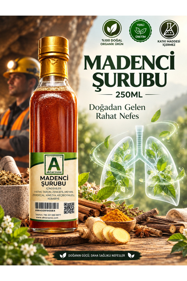 Miner Syrup 250ml Advantageous Size
