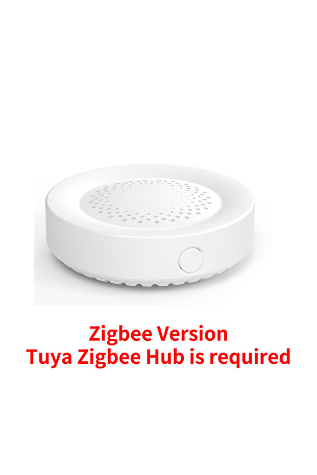 White Zigbee Version Tuya Zigbee WiFi Siren Alarm For Smart Home Security 100db Speaker Works With A