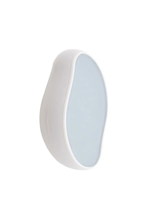 Matte White Crystal Hair Removal Eraser,Painless Manual Depilation Tool,Safe Glass Body Hair Remover