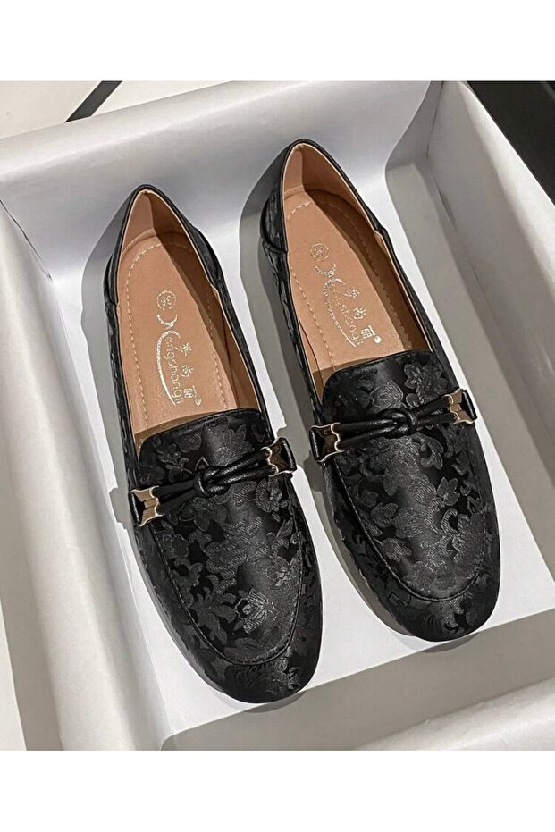 Black Embellished Shoe