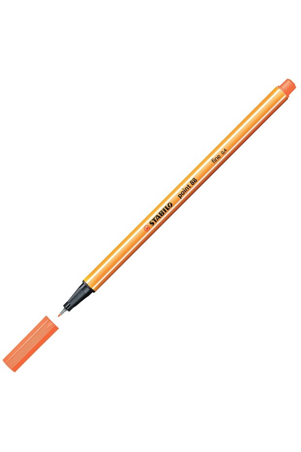 Point 88 Fineliner - أحمر فاتح لهب 88/30