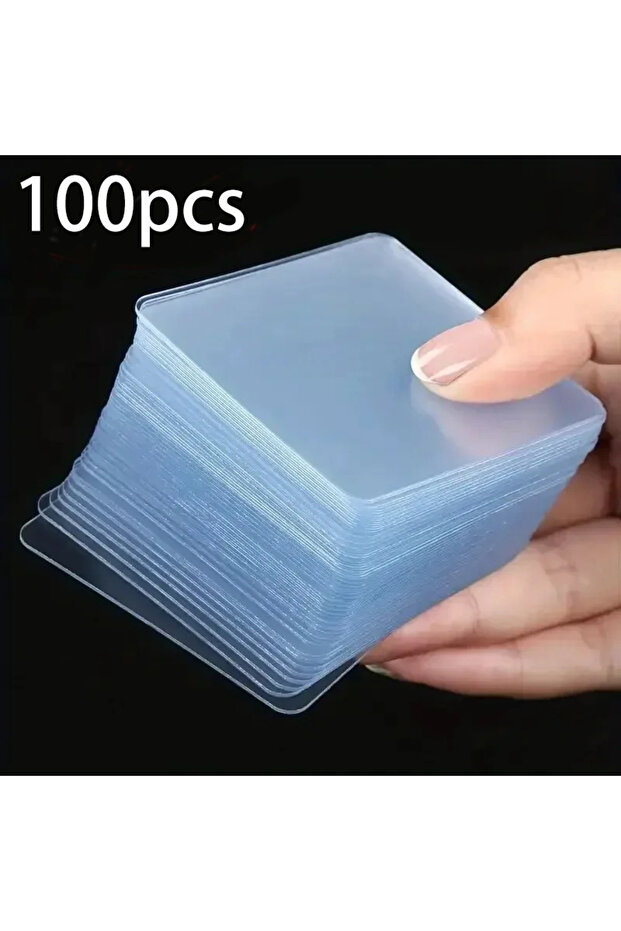 Transparent 100pcs 100pcs Strong Double Sided Nano Tape Transparent Waterproof Reusable No Residue R