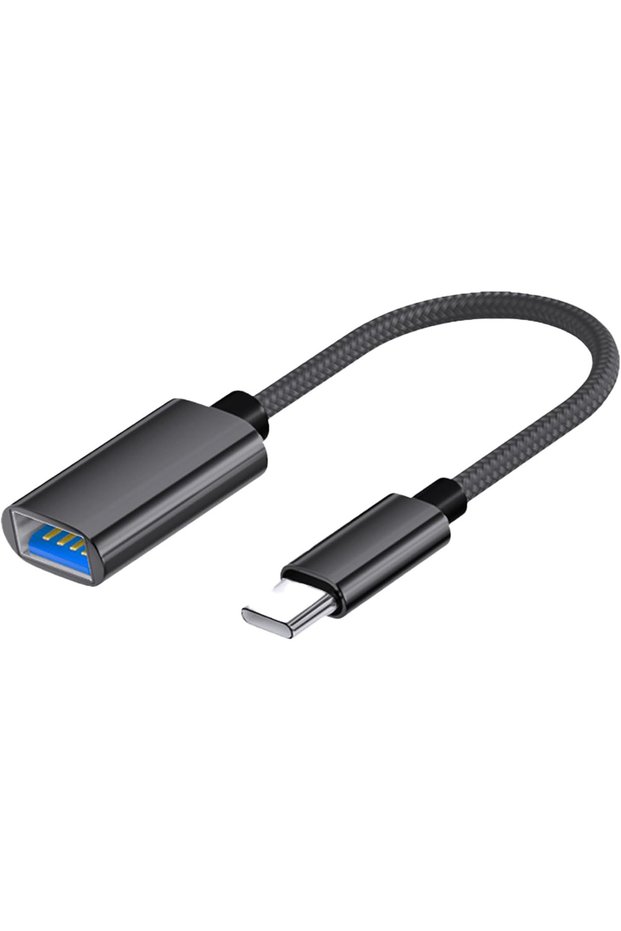 Black USB C to USB Adapter, Type C Male to USB Female OTG Cable Thunderbolt 3 to USB Adapter for iPh