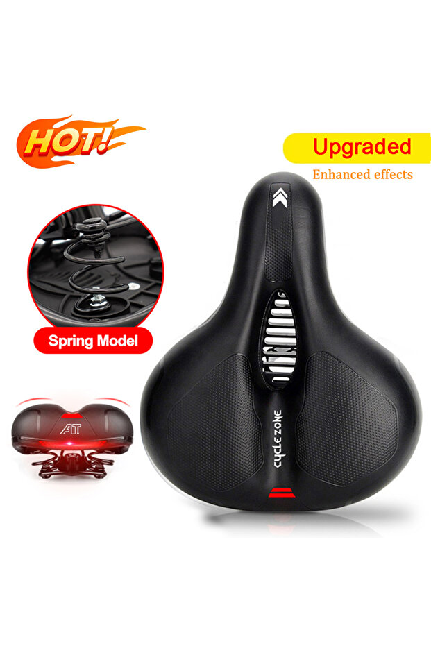 New 32031-08 Hollow Breathable Bicycle Saddle Men Women MTB Road Bike Saddle Shock Absorbing Comfort