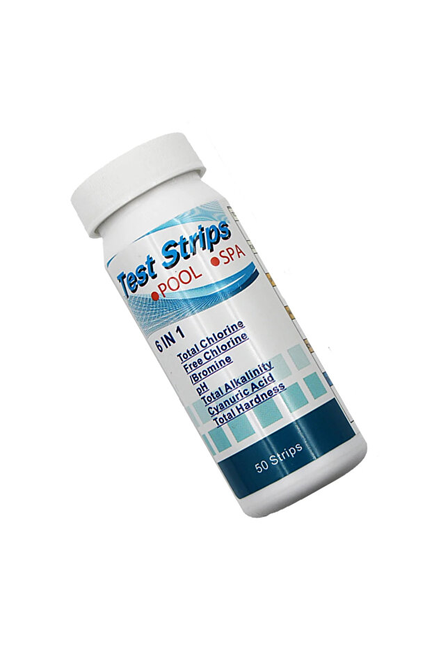 1 bottle 100pcs 50/100pcs Multipurpose 6 in 1 Chlorine PH Test Strips SPA Swimming Pool Water Tester