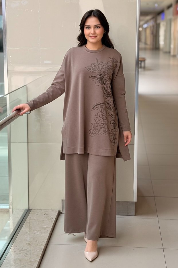 Floral Printed Tunic Trousers