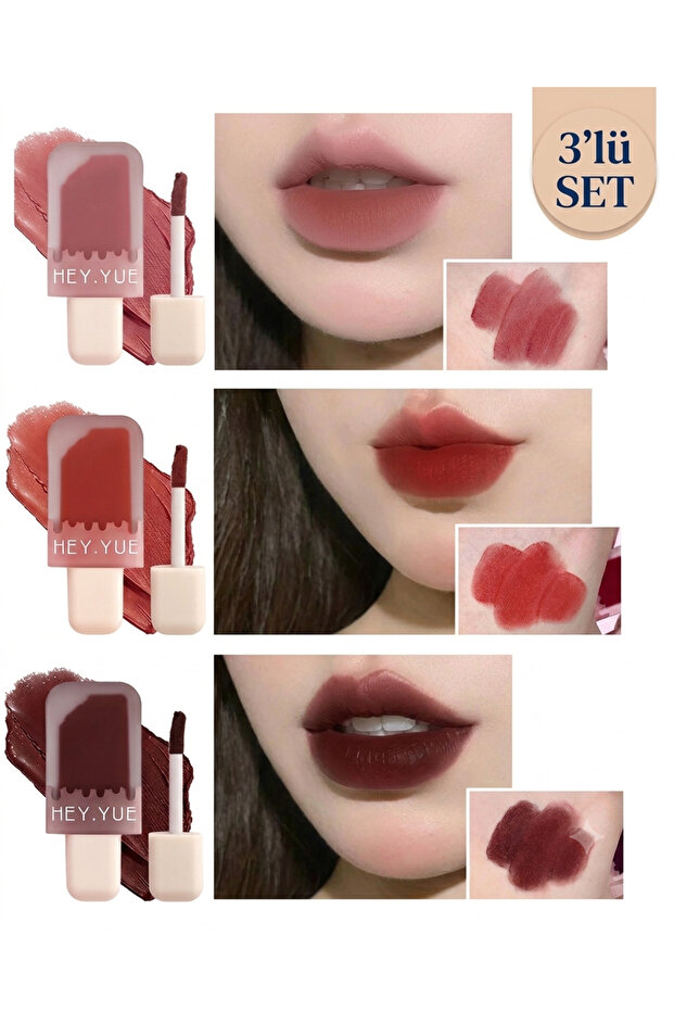 Hey.Yue Matte Lipstick Special Design Lip Set