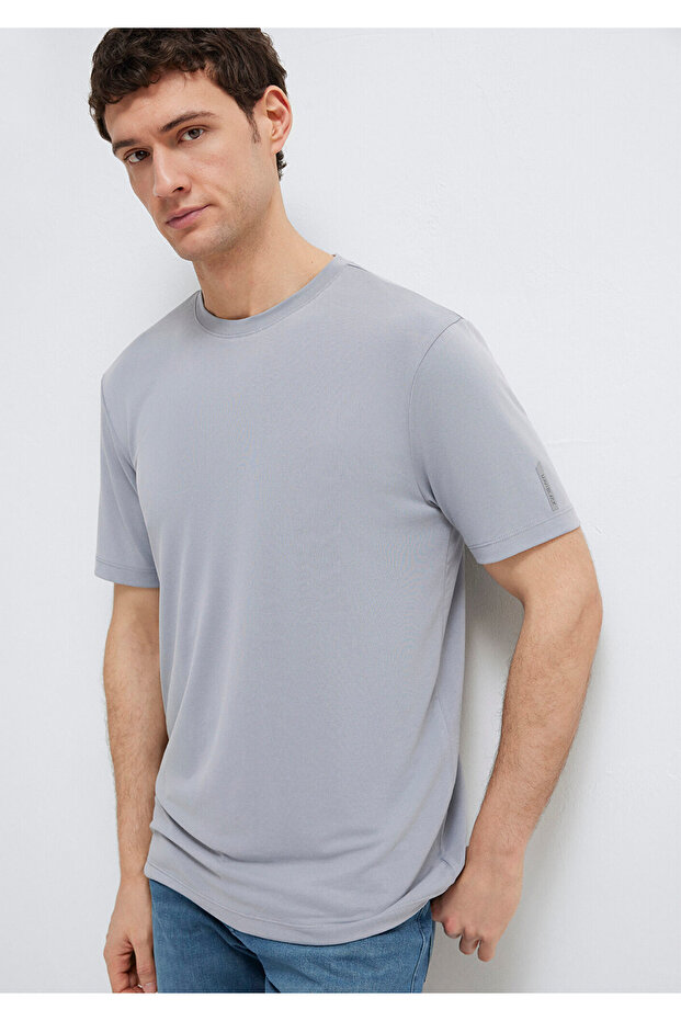 Soft-Premium Gray T-Shirt Regular Fit / Normal Cut 0613469-86958