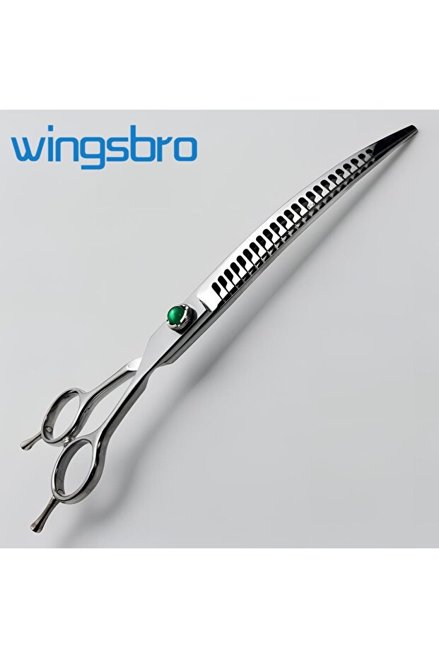 8 INCH Wingsbro 8/7 inch Pet Grooming Scissors, Dog Curved Scissors, Pet Curved Thinning Scissors, D