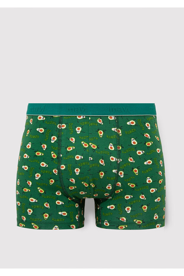 Green Avocado Printed Boxers - 0911629 -88060