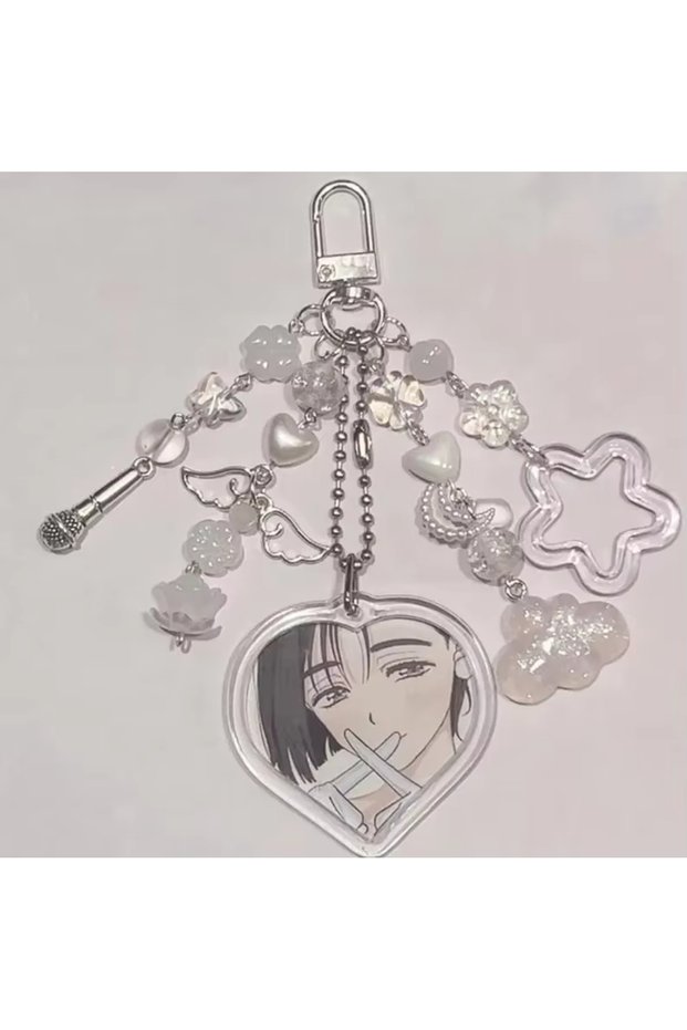 sua Fashion Acrylic Photo Key Rings Alien Stage Mizi And Sua Matching Keychains Jewelry Charm Gifts