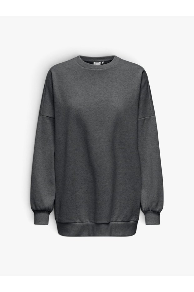 Onldaze L/S Oversize O-Neck Swt Women's Gray Sweatshirt - 15335172