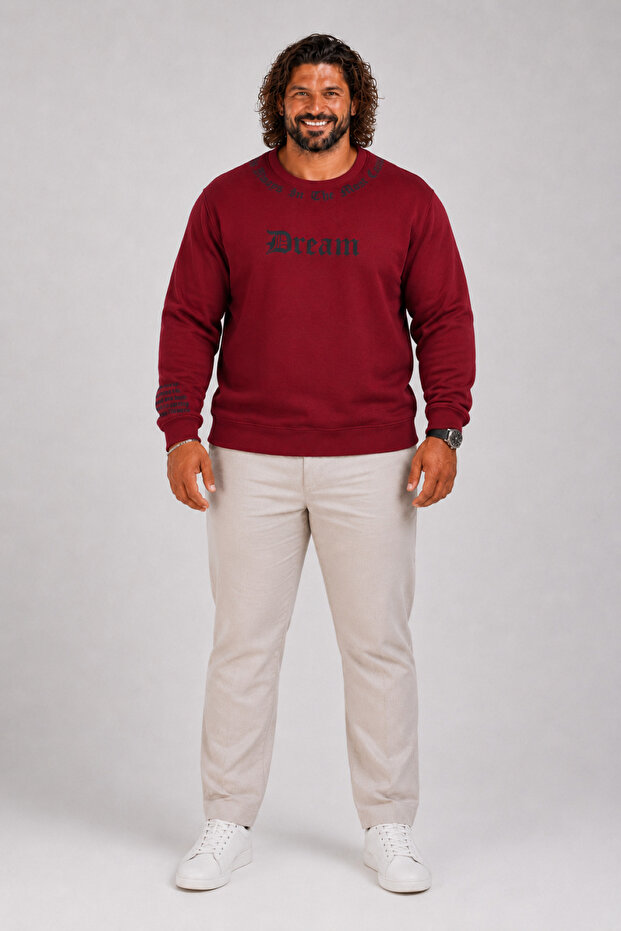 Large Size Crew Neck 3Ip Sweat Dream 25715 Murdum