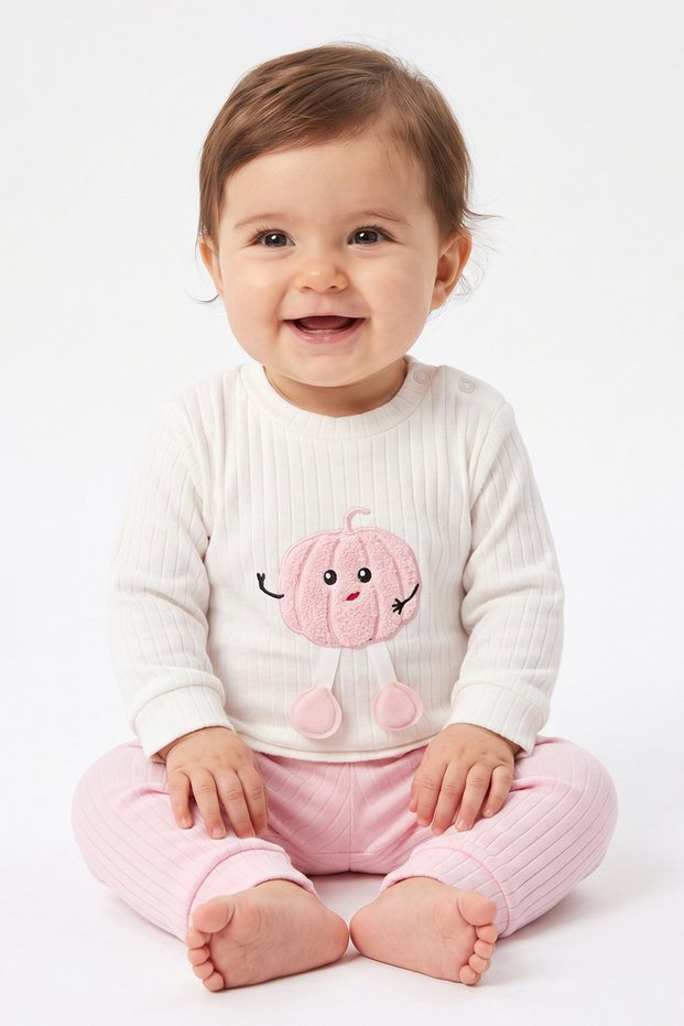 Ball Pumpkin Top and Bottom Set