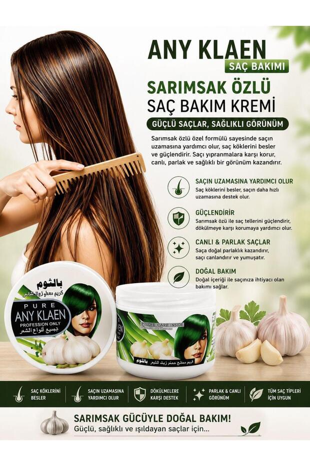 Hair Mask with Garlic Extract