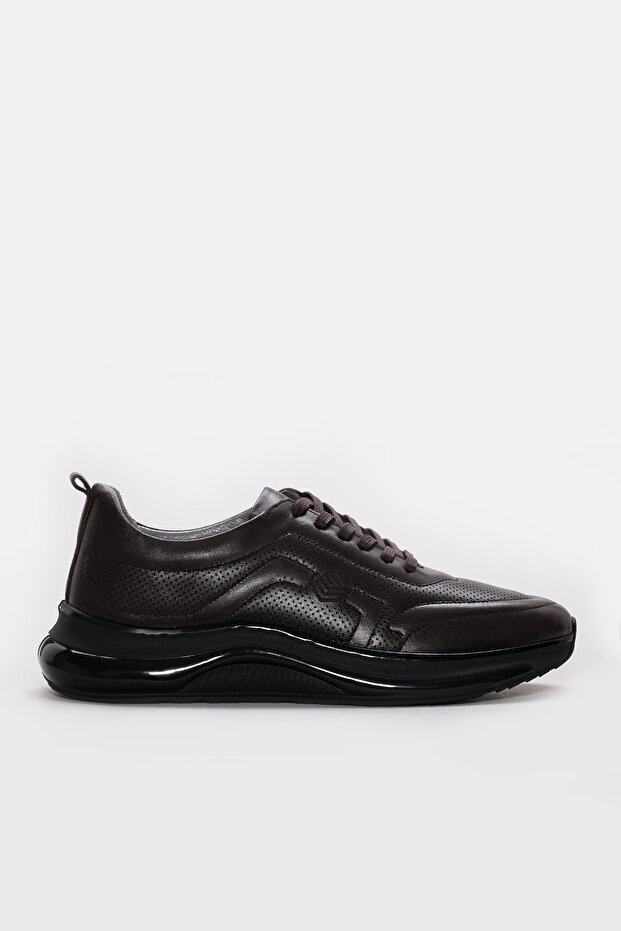 Genuine Leather Brown Men's Casual Shoes 241Ma2031