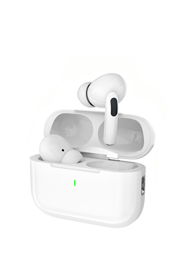 White True Wireless Bluetooth Earphones Headphones Bin Lanyard HiFi Sound Low Latency Noise Reductio
