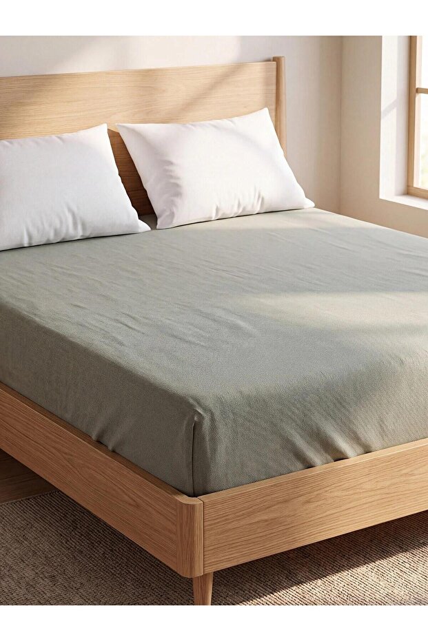 Double Cotton Fitted Sheet (W6)