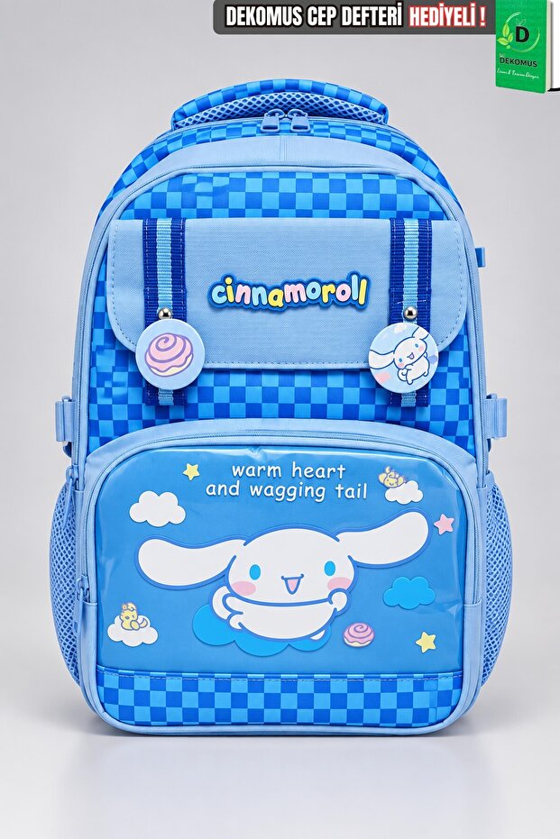 X Dekomus Licensed New Season Blue Cloud Collection Large Size School Bag