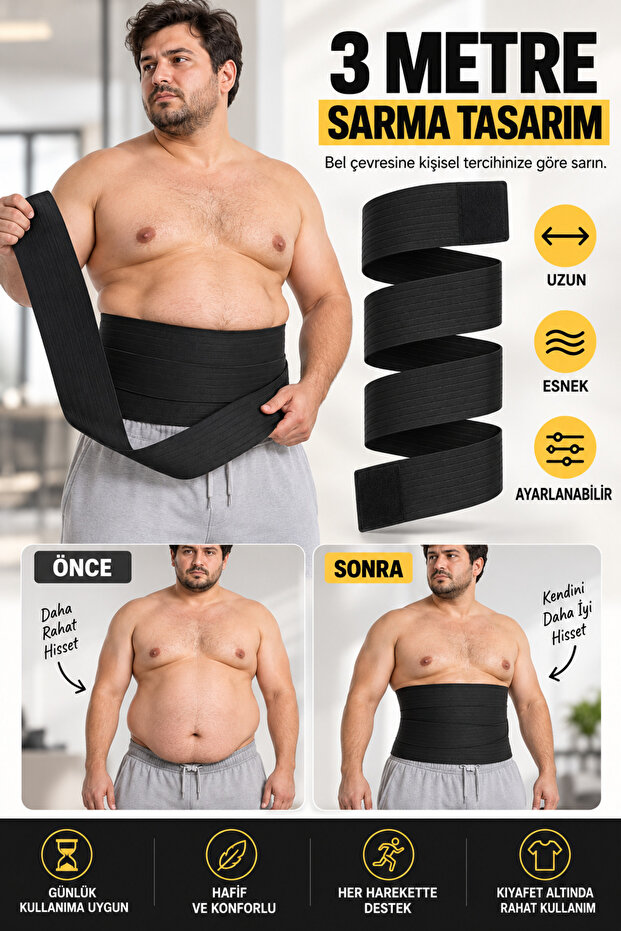 Waist Wrapped 3 Meters Long Waist Wrapped Corset Belt