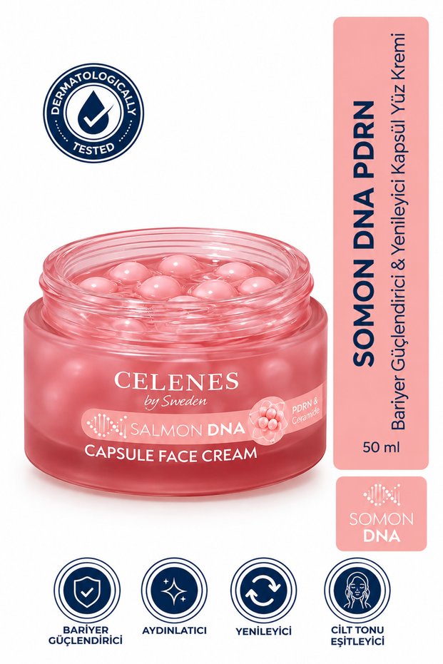 Salmon Dna Pdrn Barrier Strengthening & Renewing Capsule Face Cream, 50 ml