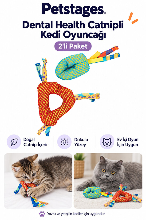 Dental Health Chews Catnip Cat Toy