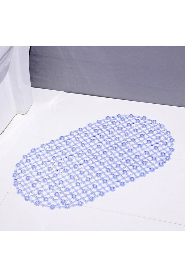 Blue New Household Non-slip Mat Bathroom Bath Massage Suction Cup Bathtub with Suction Cup Bathroom