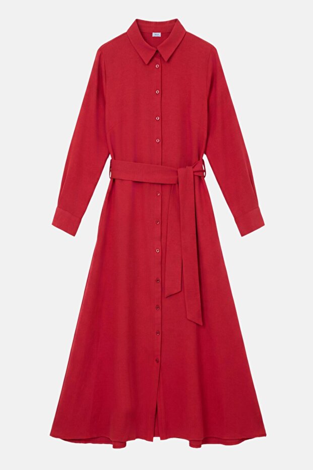 BELLY LINEN DRESS
