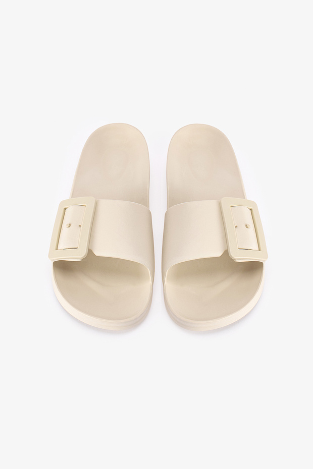 Tas Big Buckle Slippers