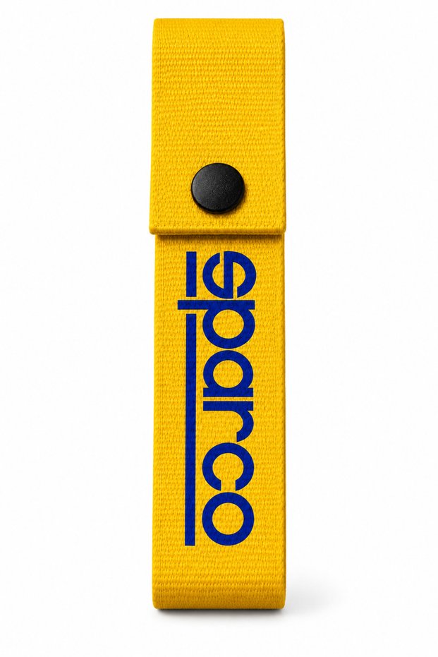 Yellow Pull Rope Racing Style Tow Strap Modified Accessory 4X20 cm