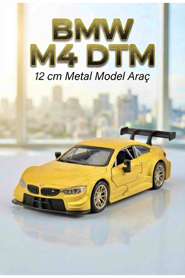 Hobbiez Licensed Bmw M4 Doors Openable Model Diecast 1.36 Scale Metal Model Vehicle