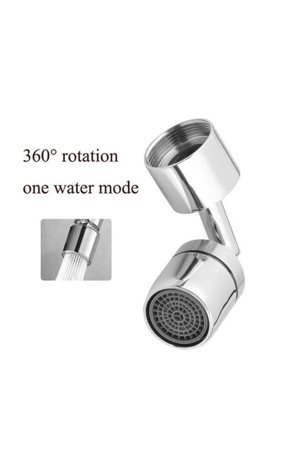 TYPE 3 720° Rotary Kitchen Faucet Spray Head Filter Tap Washbasin Splash Proof Adapter 2 Modes Adjus